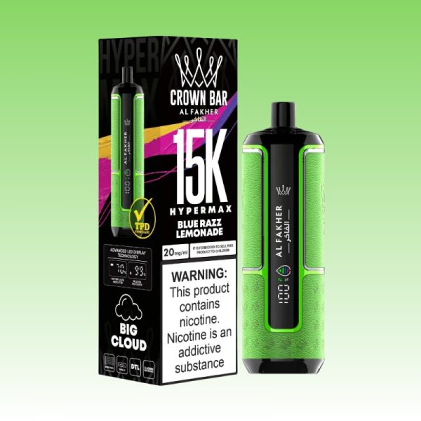 Al Fakher Crown Bar Hypermax 15000 Puffs | Vape Kopen Al Fakher Crown Bar Hypermax 15000 Puffs | Vape Kopen