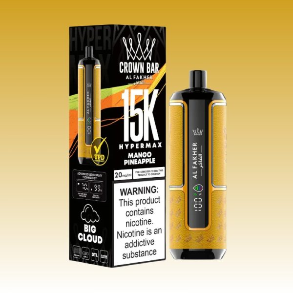 Al Fakher Crown Bar Hypermax 15000 Puffs | Vape Kopen Al Fakher Crown Bar Hypermax 15000 Puffs | Vape Kopen