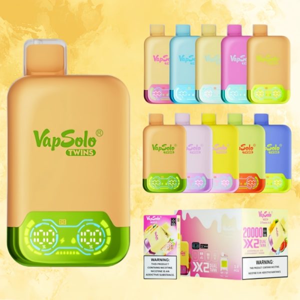VapSolo Twins 20000 Puffs | Vape Kopen VapSolo Twins 20000 Puffs | Vape Kopen
