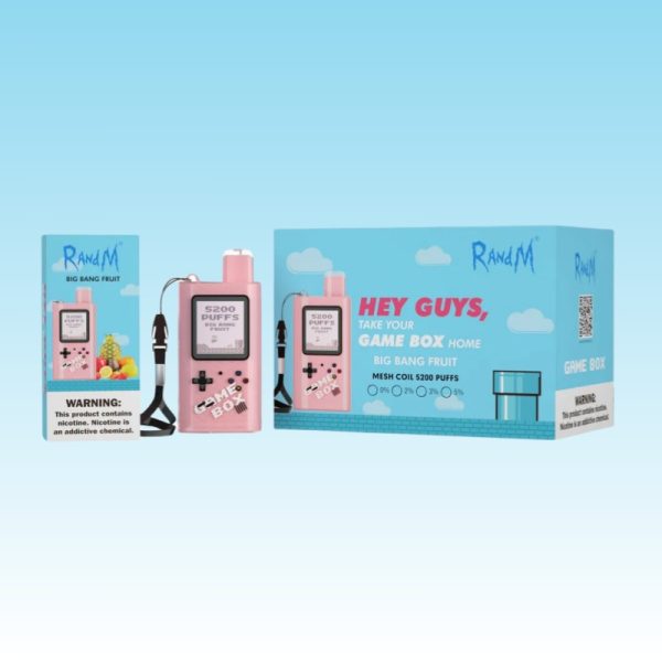 Randm Game Box 5200 Puffs | Vape Kopen Randm Game Box 5200 Puffs | Vape Kopen
