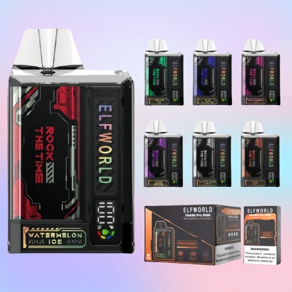 Elfworld Trans Pro 9000 Puffs | Vape Kopen Elfworld Trans Pro 9000 Puffs | Vape Kopen