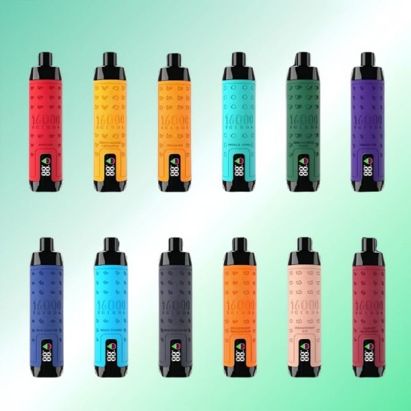 Best ELF BOX SHISHA 16000 Puffs Rechargeable Low Nicotine Disposable Vape