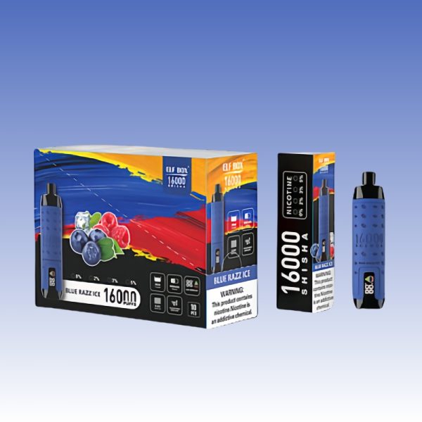 ELF BOX Shisha 16000 Puffs | Vape Kopen Best ELF BOX SHISHA 16000 Puffs Rechargeable Low Nicotine Disposable Vape
