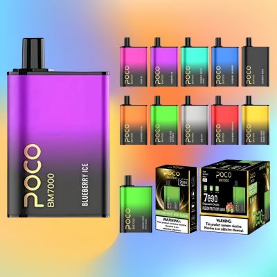 POCO BM7000 Puffs | Vape Kopen Best POCO BM7000 Puffs Type-C Charging Electronic Cigarette Vapes Disposable