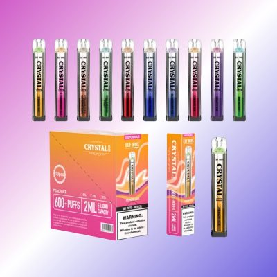 Elf Box Crystal Bar 600 Puffs | Vape Kopen Cheap Elf Box Crystal 600 Puffs Disposable Vape Pen With Low Nicotine