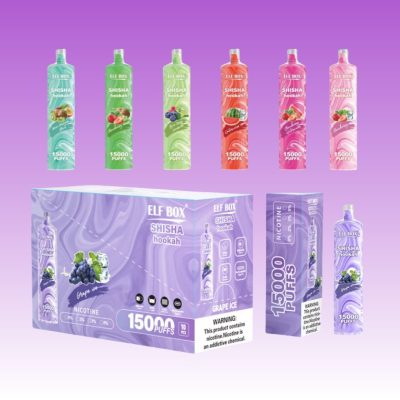 Elf Box Shisha LS15000 | Vape Kopen Portable Elf Box Shisha LS15000 Puffs Rechargeable Disposable Vape Pen