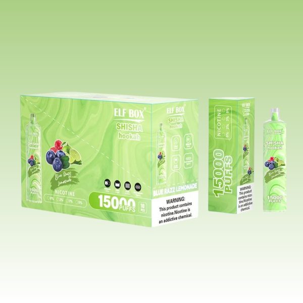 Elf Box Shisha LS15000 | Vape Kopen Portable Elf Box Shisha LS15000 Puffs Rechargeable Disposable Vape Pen