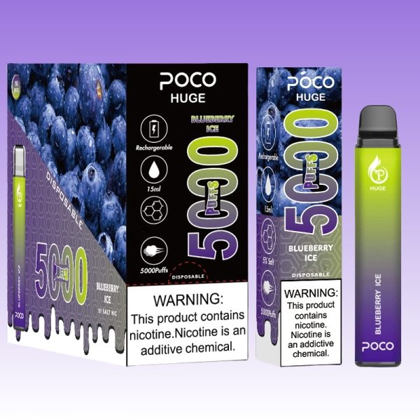 POCO Huge 5000 puffs | Vape Kopen Portable POCO Huge 5000 Puffs 5% Nicotine Disposable Vape Pen