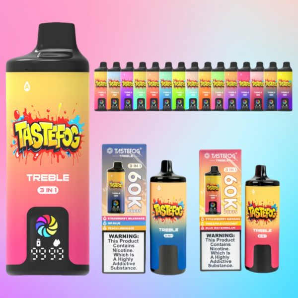 Tastefog Treble 60000 Puffs | Vape Kopen Tastefog Treble 60000 Puffs | Vape Kopen