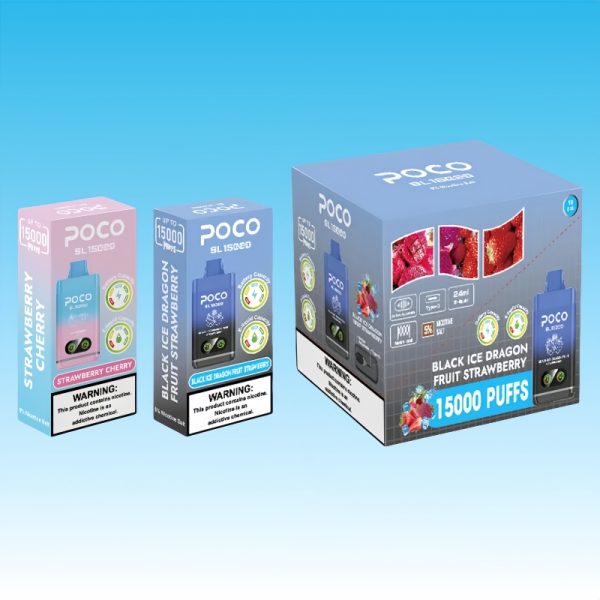 POCO SL 15000 Puffs | Vape Kopen Wholesale POCO SL 15000 Puffs 5% Nicotine Disposable Vape with Airflow Control