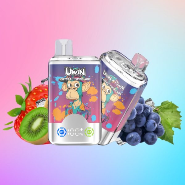 Uwin X RandM Twins Crystal 40000 Puffs | Vape Kopen Uwin X RandM Twins Crystal 40000 Puffs | Vape Kopen