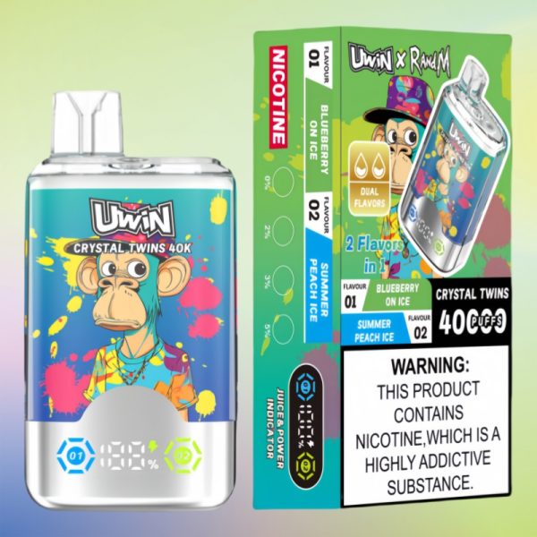 Uwin X RandM Twins Crystal 40000 Puffs | Vape Kopen Uwin X RandM Twins Crystal 40000 Puffs | Vape Kopen