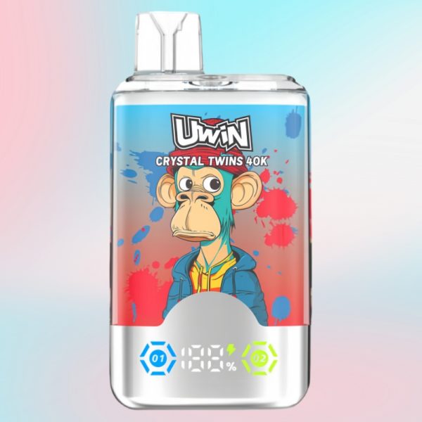 Uwin X RandM Twins Crystal 40000 Puffs | Vape Kopen Uwin X RandM Twins Crystal 40000 Puffs | Vape Kopen
