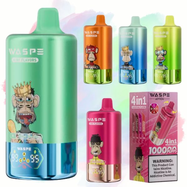 Waspe 4 in 1 100k Puffs | Vape Kopen Waspe 4 in 1 100k Puffs | Vape Kopen