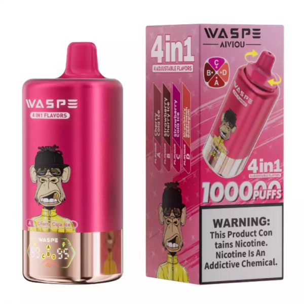 Waspe 4 in 1 100k Puffs | Vape Kopen Waspe 4 in 1 100k Puffs | Vape Kopen