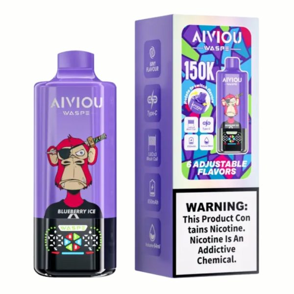 Waspe Aiviou 6 in 1 150k Puffs | Vape Kopen Waspe Aiviou 6 in 1 150k Puffs | Vape Kopen