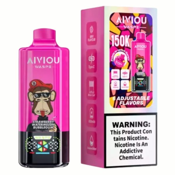Waspe Aiviou 6 in 1 150k Puffs | Vape Kopen Waspe Aiviou 6 in 1 150k Puffs | Vape Kopen