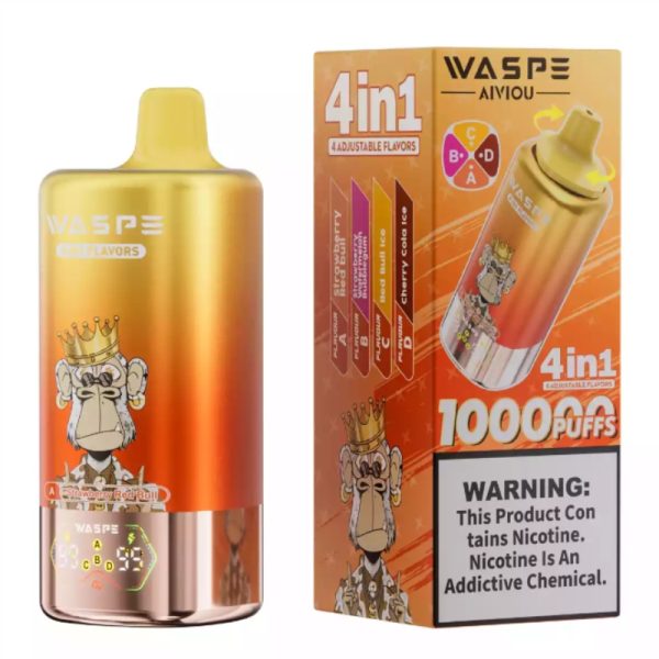 Waspe 4 in 1 100k Puffs | Vape Kopen Waspe 4 in 1 100k Puffs | Vape Kopen
