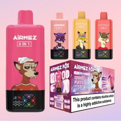 Airmez Fox 4 IN 1 120k Puffs | Vape Kopen Airmez Fox 4 IN 1 120k Puffs | Vape Kopen