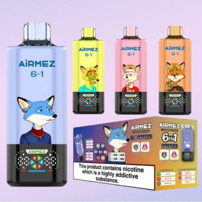 Airmez Fox 6 IN 1 140k Puffs | Vape Kopen Airmez Fox 6 IN 1 140k Puffs | Vape Kopen