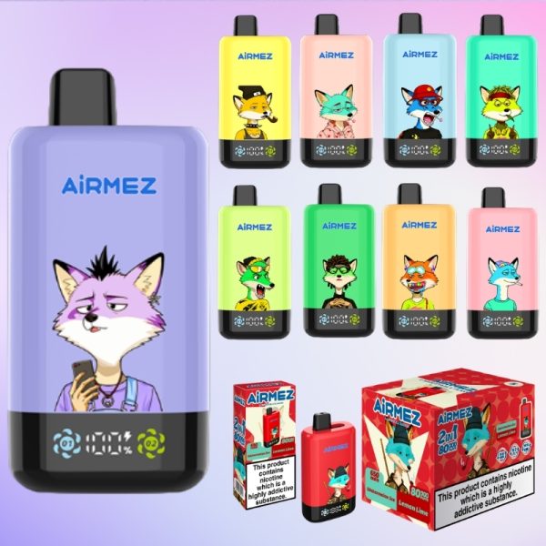 Airmez Fox 2 IN 1 80000 Puffs | Vape Kopen Airmez Fox 2 IN 1 80000 Puffs | Vape Kopen