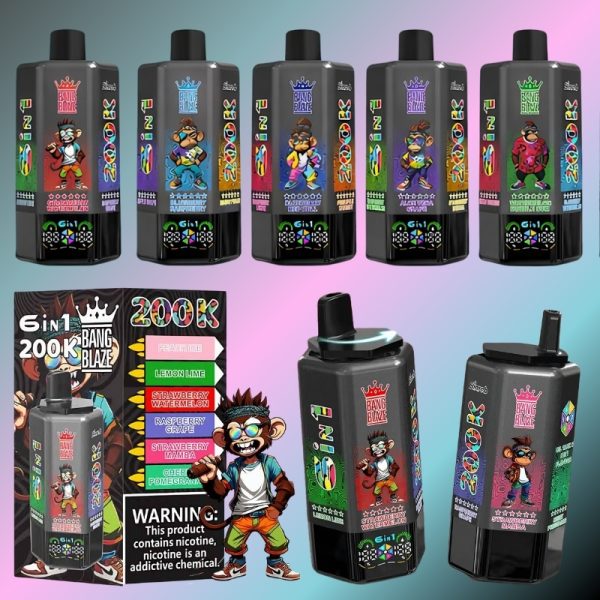 Bang Blaze 6in1 200k Puffs | Vape Kopen Bang Blaze 6in1 200k Puffs | Vape Kopen