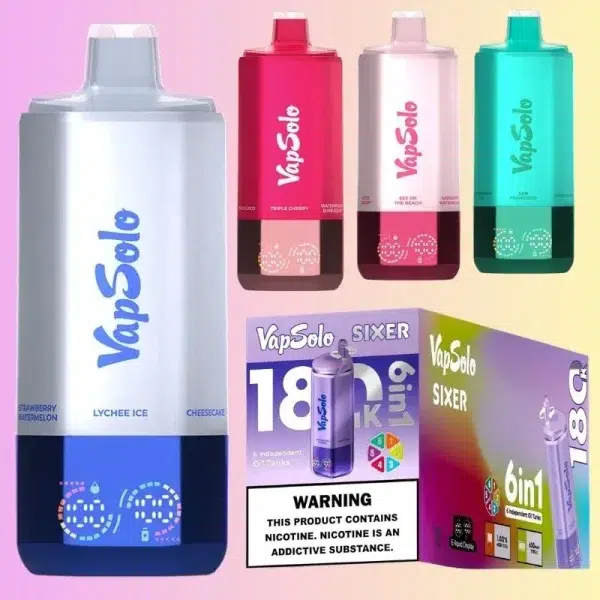 Vapsolo 6in1 180K Puffs | Vape Kopen Vapsolo 6in1 180K Puffs | Vape Kopen